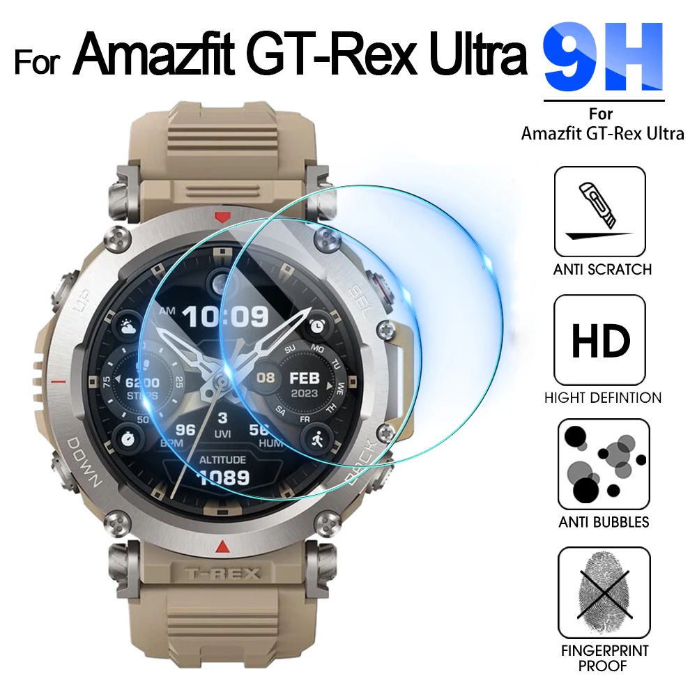 

Ультразакаленное Защитное стекло для смарт-часов Amazfit GT-Rex, прозрачная защитная пленка против царапин для GT-Rex Ultra