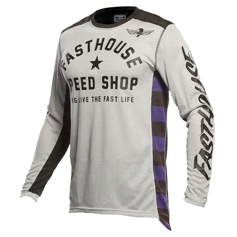 thumbnail image 1 of 2024 ropa de motocross Jersey de bicicleta de montaña verano antiencogimiento ciclismo cuesta abajo carreras bicicleta camiseta, 1 of 5