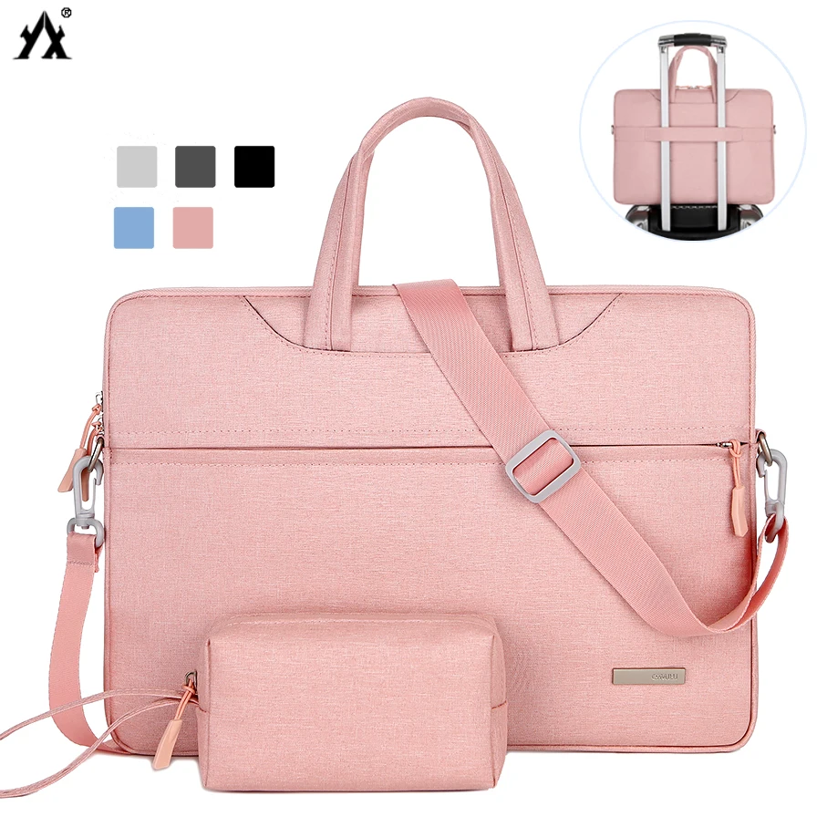 Luva do Portátil Bolsa Case 12 13.3 15.6 14 Polegada Bolsa de Ombro Notebook para Macbook ar Pro m1 m2 Lenovo Dell Huawei Bolsa Maleta
