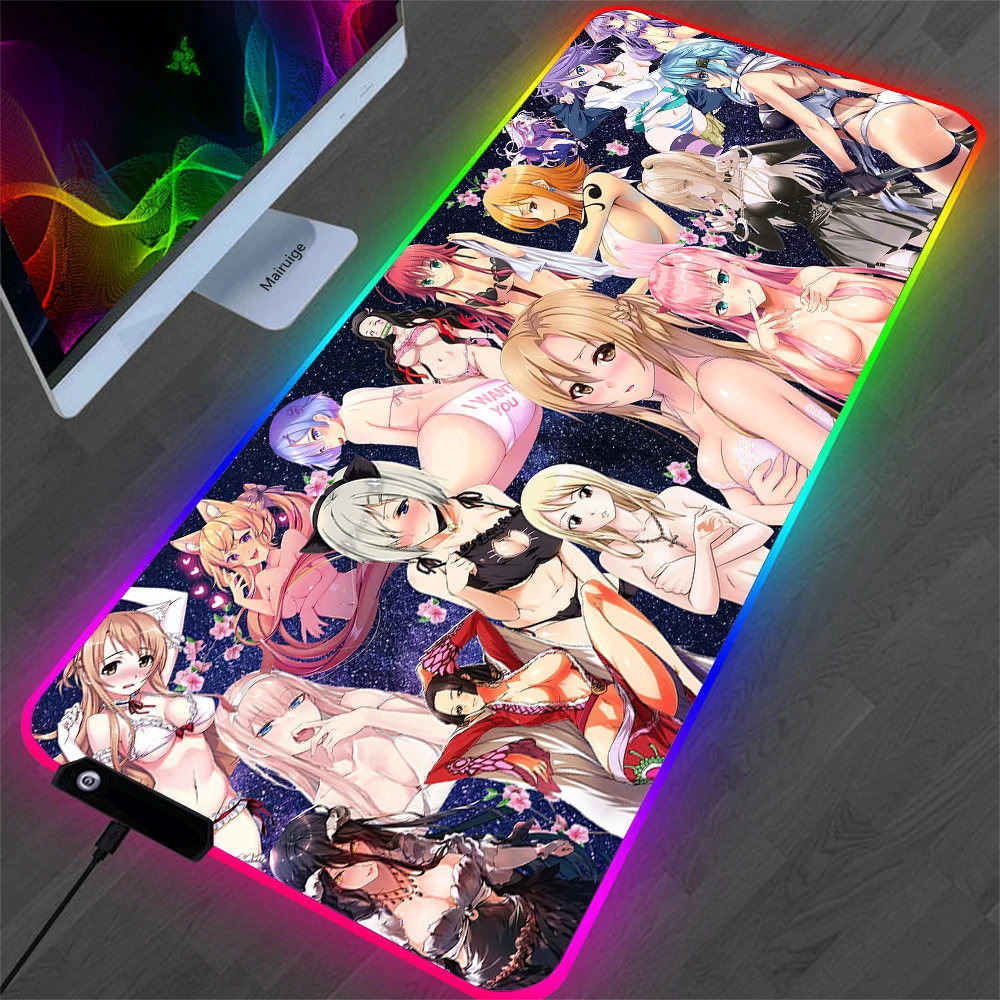 

Original Design Sexy Big Tits Girl Uncensored MousePad Top Selling Popular Anime Female Star Carpet Pad Gaming Keyboard desk mat