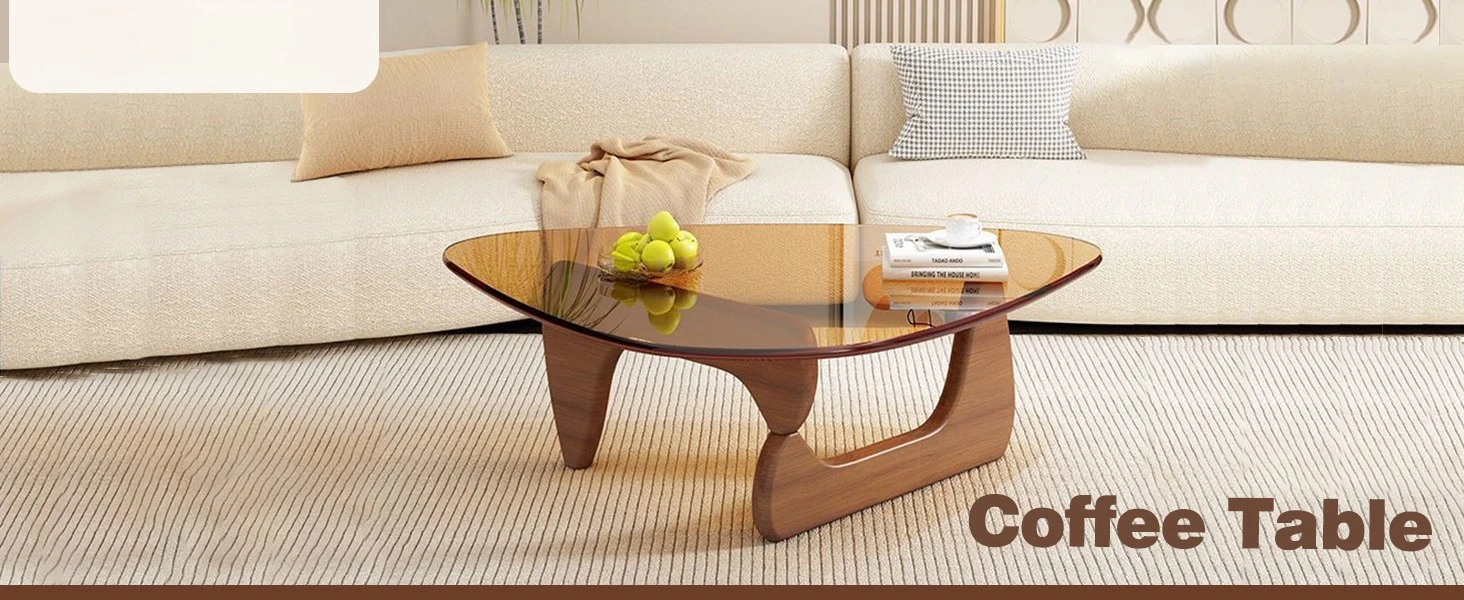 Triangle Glass Coffee Table