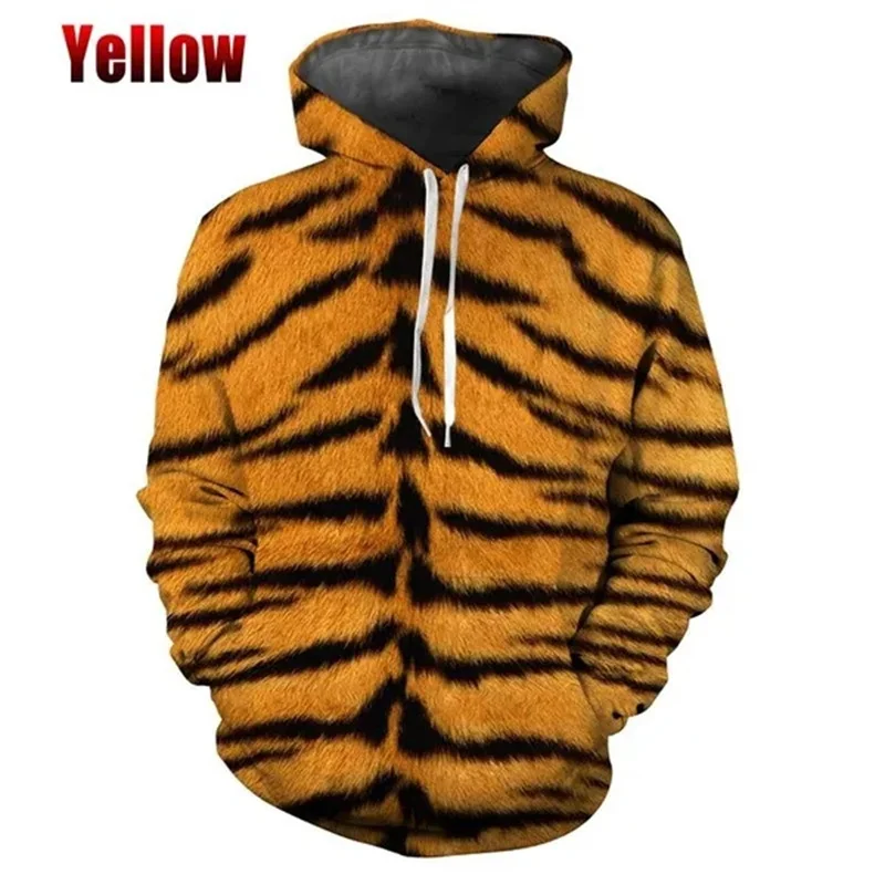 thumbnail image 1 of Sudadera con capucha con estampado de tigre y leopardo para hombre, divertida sudadera informal de manga larga con estampado 3D de animales, jersey de gran tamaño con capucha, 1 of 5