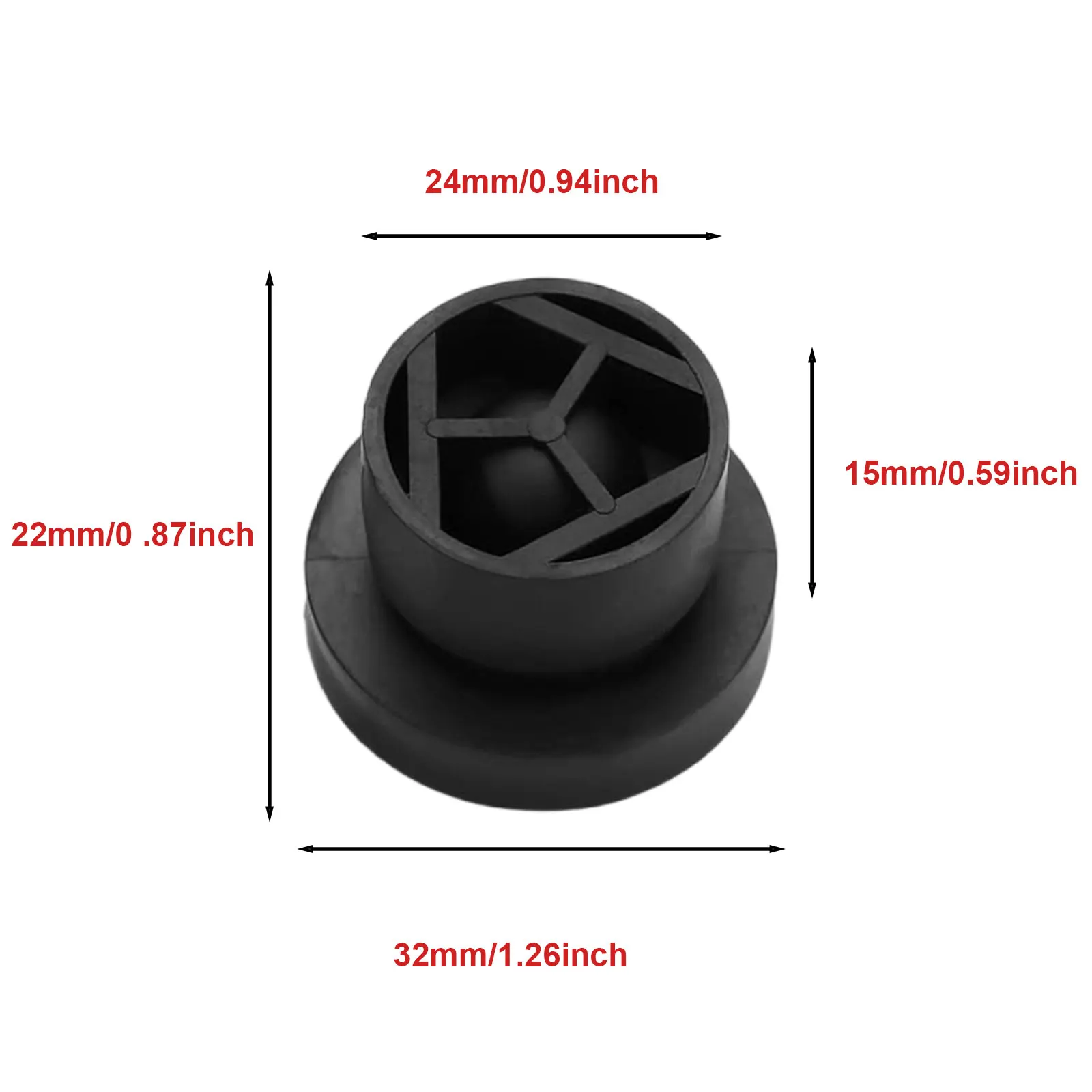 4X Rubber Engine Cover Grommet er Mount Bush Stopper Pad for Peugeot 407 2.0 TDCI Diesel Engine Bonnets Gaskets