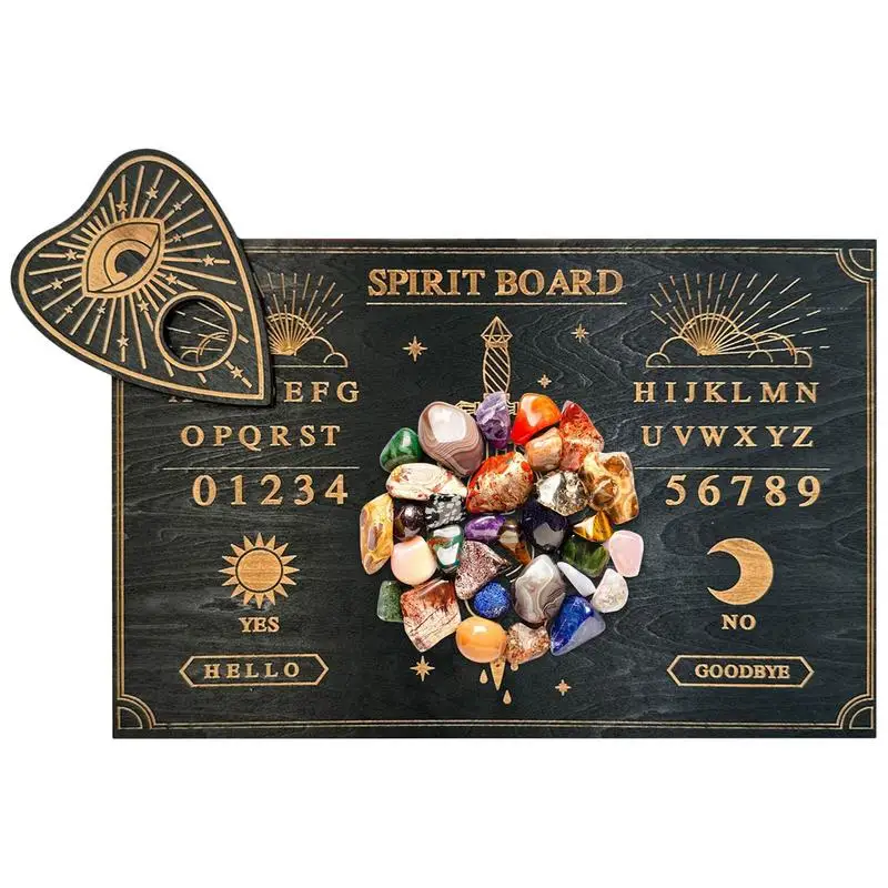 

Ouija Spirit Board Metaphysical Decision Maker Message Wood Planchette With Letters Pendulum Board For Witch Supplies Spirit