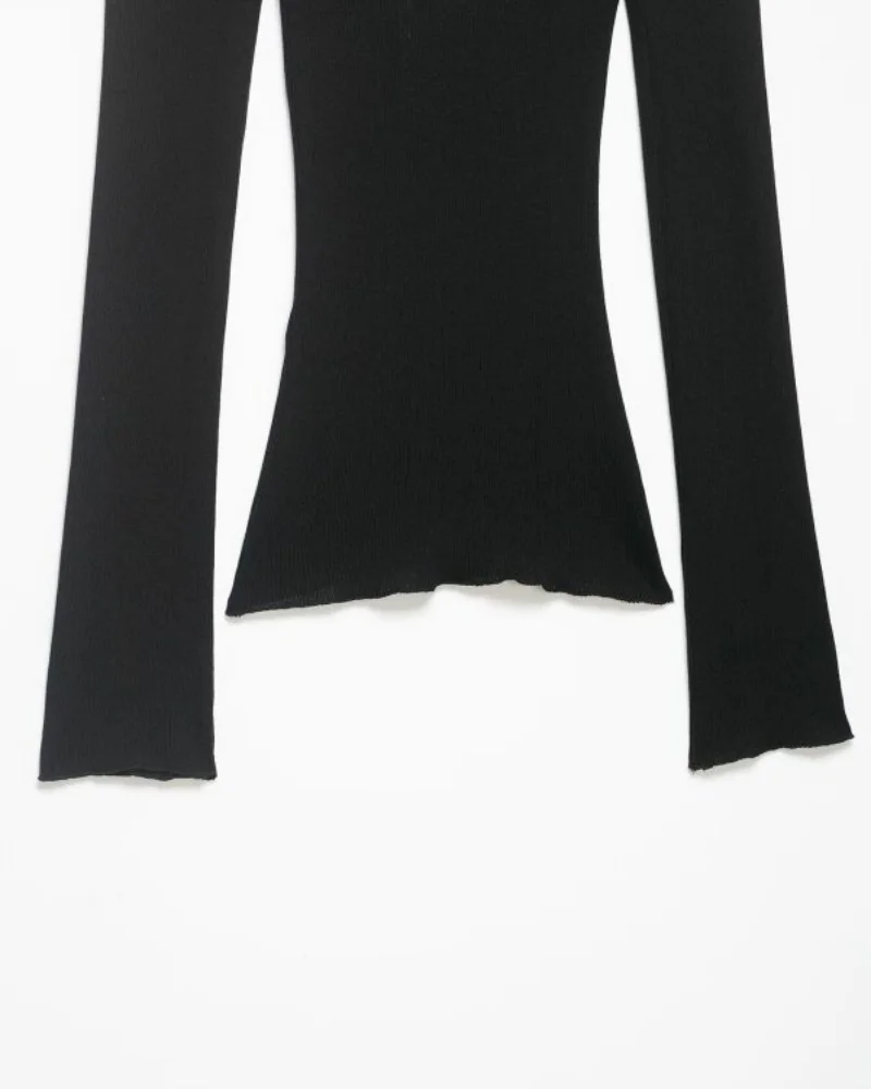 Lace Trim Off Shoulder Long Sleeve Knit Top for Women, Sexy Slim Fit Camisole, Spring Summer Casual Fashion Top