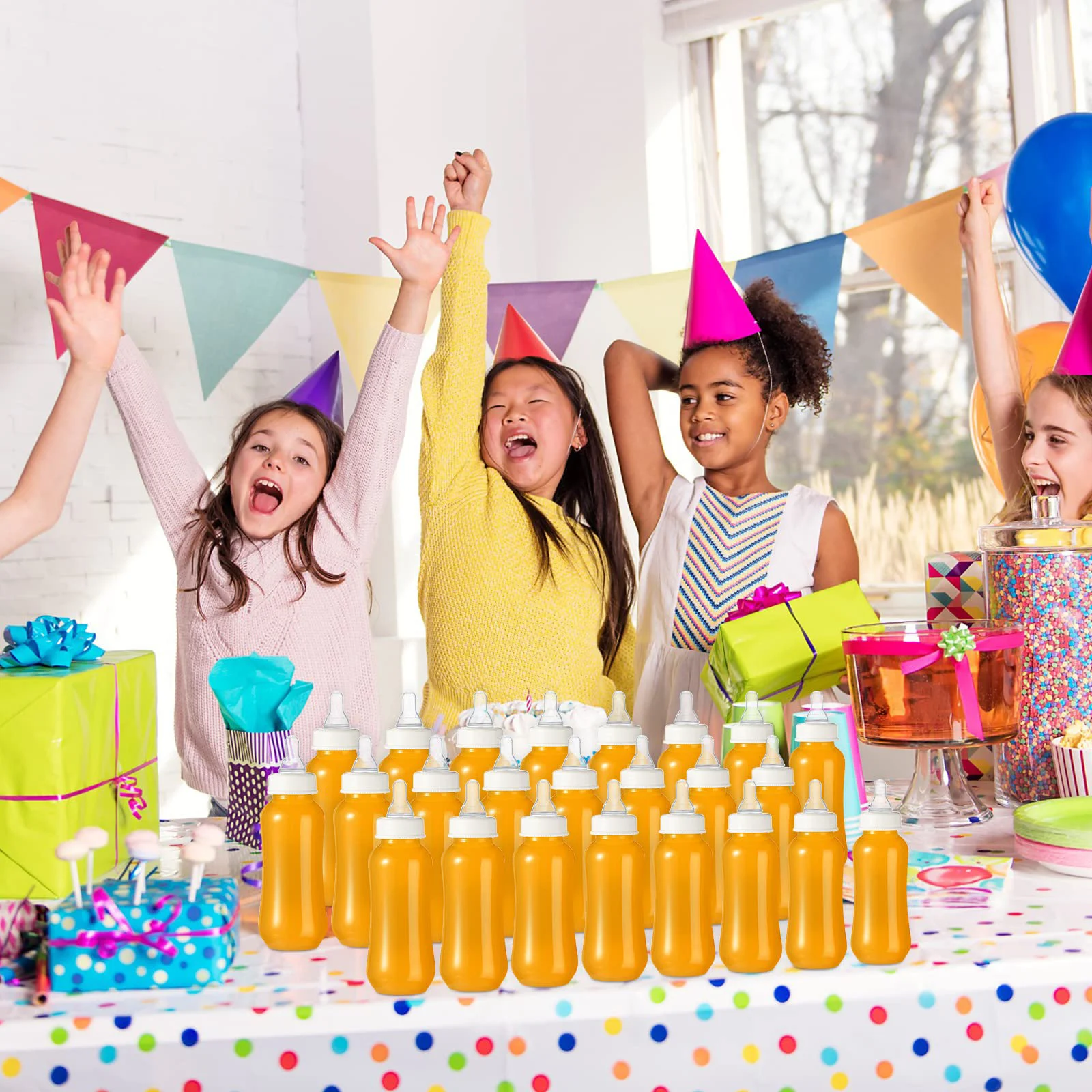 12-48Pieces Baby Shower Game Candy Bottle Chug Gender Revealing Party Favors for Boys Girls Baby Shower Gift Decoration Supplies 4