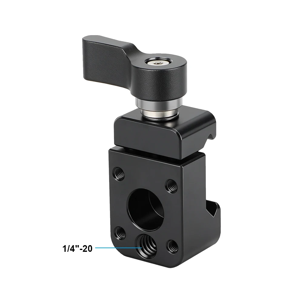 Universal Swat Rail Clamp With 1/4" Standard Mounting Holes For NATO Rails Or Ot