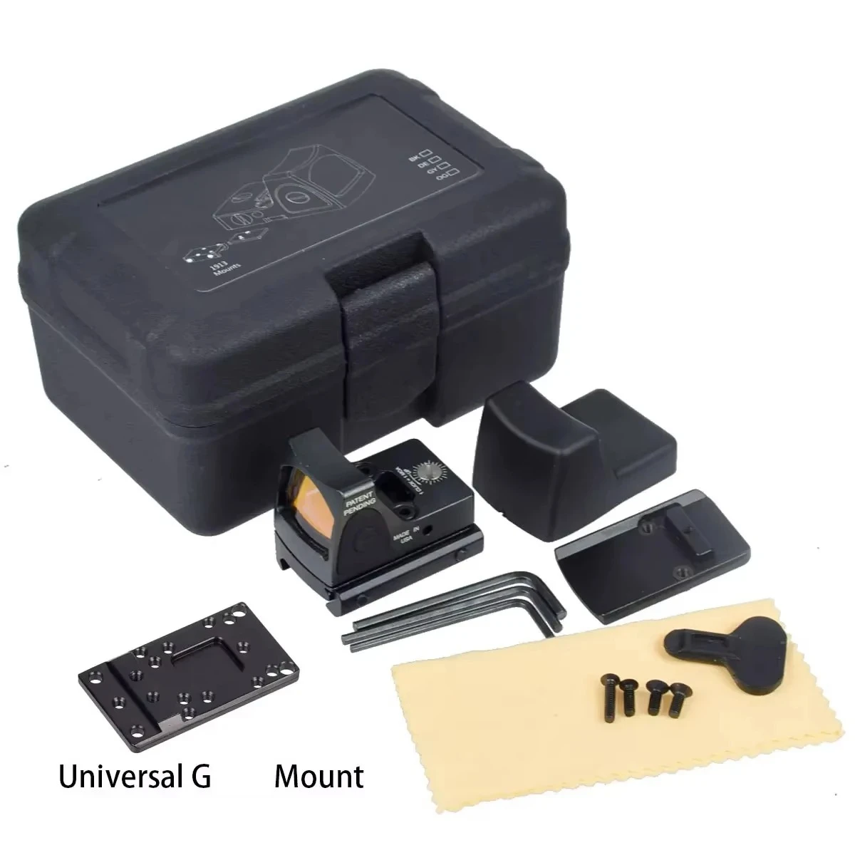 Red Dot Sight Collimator Reflex Sights For Airsoft Pistol G17 G19 20mm Picatinny Rail Mount Hunting Riflescope Optics R-HD red dot sight