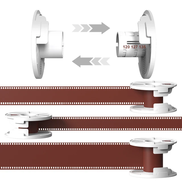 35mm Film Film Camera 2x 35mm Spiral Reels For AP Paterson Kaiser