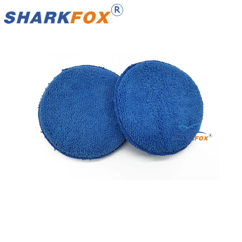 5Inch Clean Buffer Car Applicator Cleaning Polish Pad Foam Sponge Microfiber Waxing Dust Remove Auto Care
