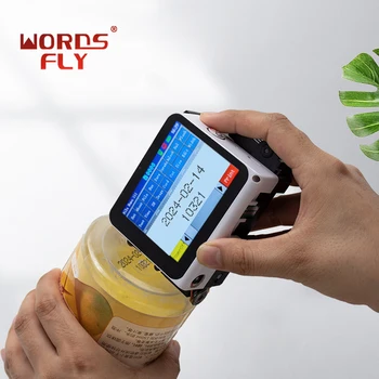 12.7mm Mini Handheld Inkjet Printer Nozzle QR Batch Date Number Logo Expiry Date Coding Machine Non-encrypted Portable Home & Garden Home Office cb5feb1b7314637725a2e7: Printer--1 black ink 