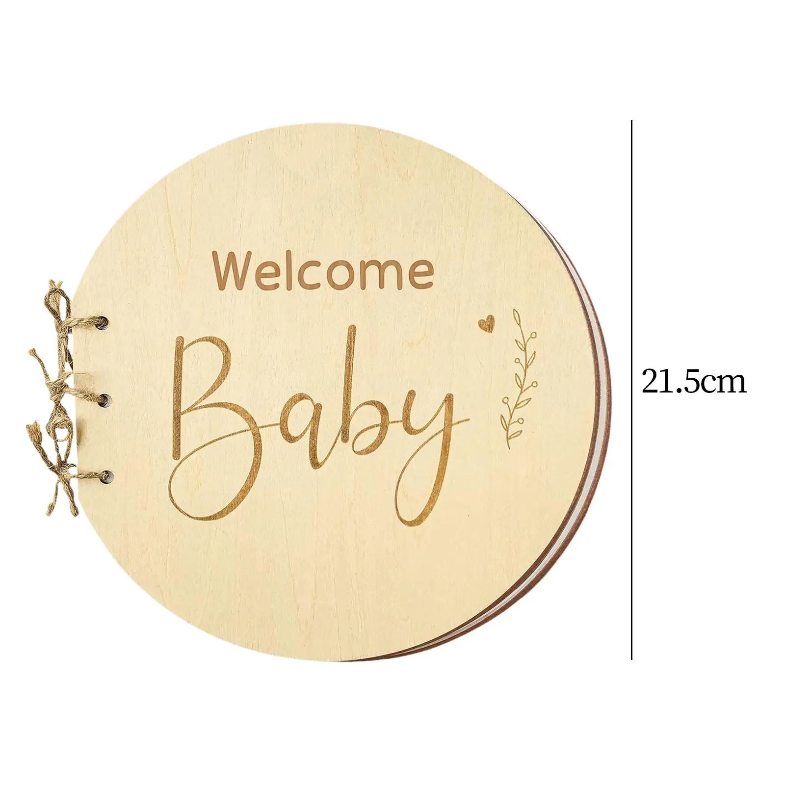 Baby Shower Guest Book 40 Pages Portable Alternatives Alternatives for Boy for Pictures Christenings Gender Reveals Mementos