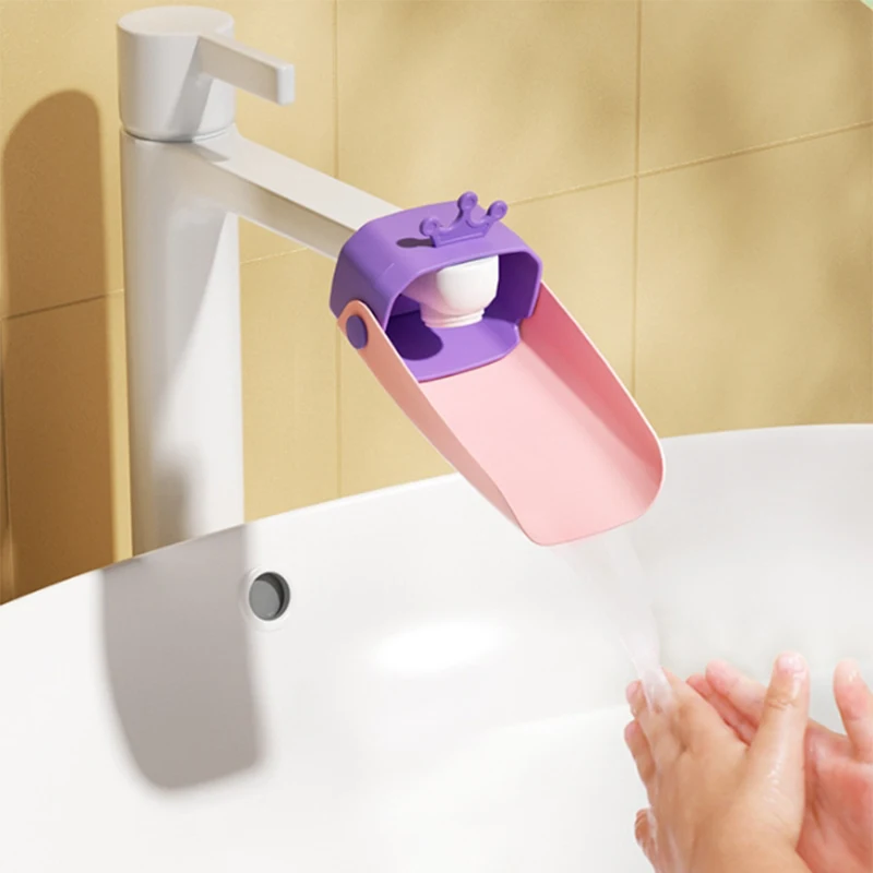 

Faucet Extender Children's Hand-Washing Device Bao Bao Cartoon Silicone Extended Anti-Splash Lengthening Water Nozzle Guide Sink