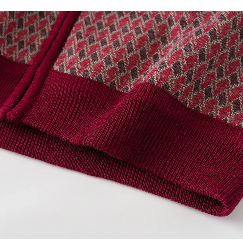 Herbst Winter 2026 Neue Fleece-gefütterte Warme Jacke Strickjacke für Mütter im mittleren und höheren Alter Pullovermantel Dicke Damenbekleidung – Detail 11