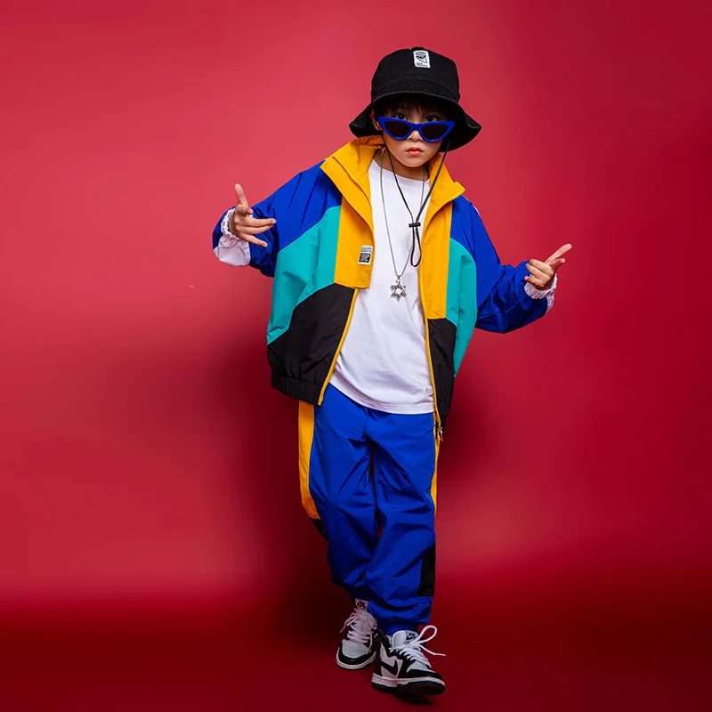 

Boys and girls Jazz Dance Costumes Children'S Hip-Hop Street Dance Clothes Ballroom Hip Hop Dancing Clothes Stage Dance Wear