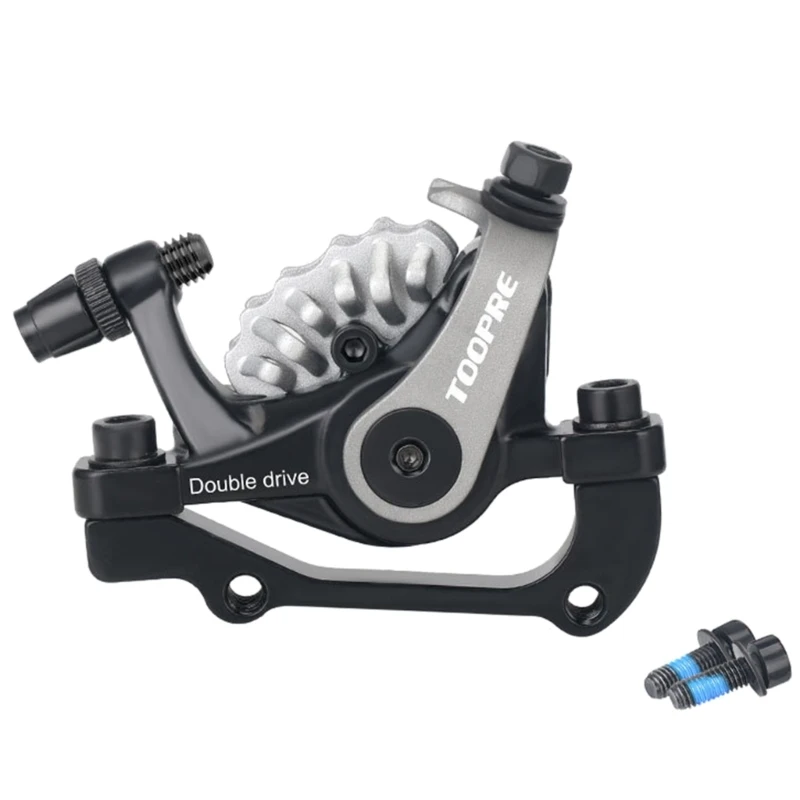 Frână cu disc mecanică, disipare a căldurii, etrier cu piston dublu din aliaj de aluminiu, biciclete electrice, frâne bilaterale_voghion.com
