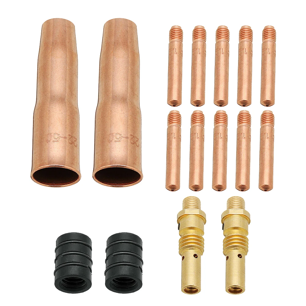 

MIG Welding Torch Nozzle Kit .035" Nozzle Diffuser Tip For TW ECO #2 200/250 M7 Gas Diffuser 52 Gas Nozzle 22-50 Welding Parts