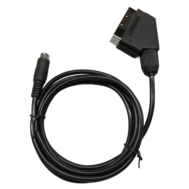 세가 MD2 3 SCART 케이블 RGB AV 와이어 (메가 드라이브 2, 제네시스 2, 메가드라이브 2용) RGB 오디오 비디오 코드 TV 연결 어댑터