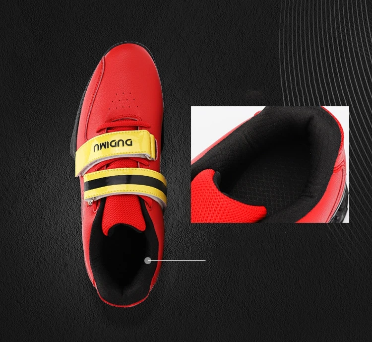 Description Picture 5 of itemNew Professional Men's High-quality Weightlifting Shoes Indoor Fitness Training Shoes Non Slip Squatting Weightlifting Shoes