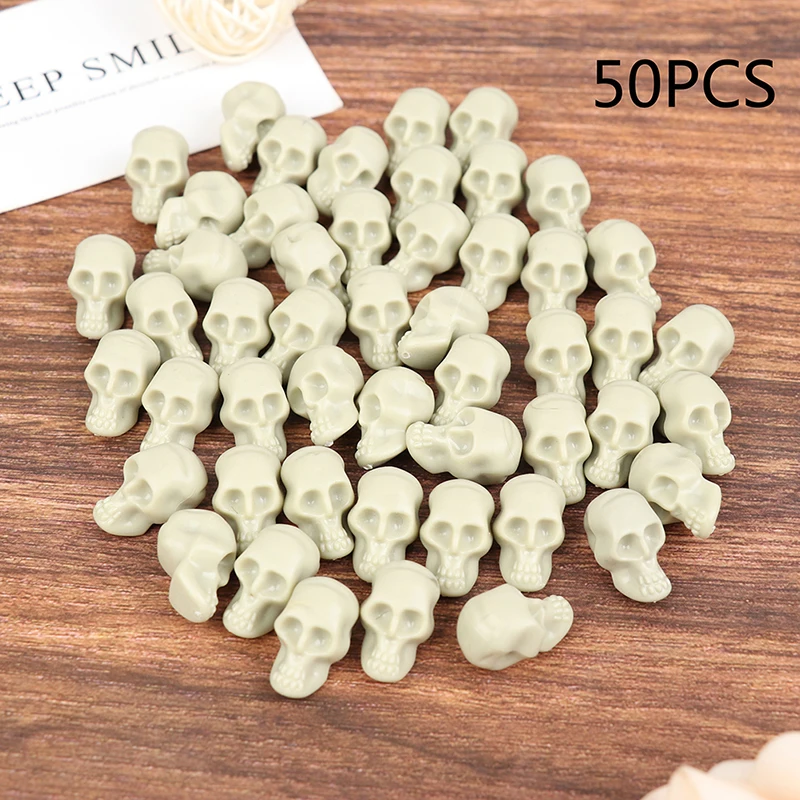 

50Pcs Simulation Skull Model Toys Modern Mini Skull Home Decor Model Toy
