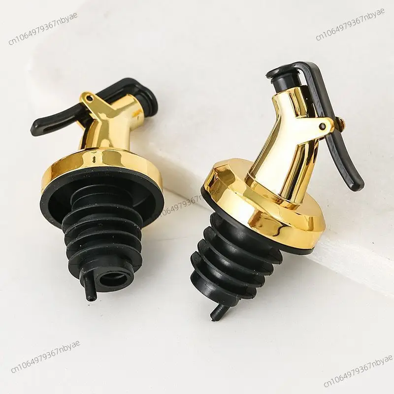 Gold Olive Oil Spouts Oil Vinegar Bottle Stopper Spout Leakproof thumbnail 6