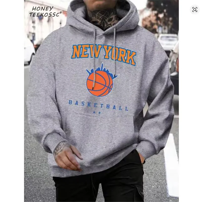 Brooklyn Est 1998 New York Printing Men Hoodies Harajuku Crewneck Hoodie Fashion Oversize Hoody Autumn Comfortable Tracksuit