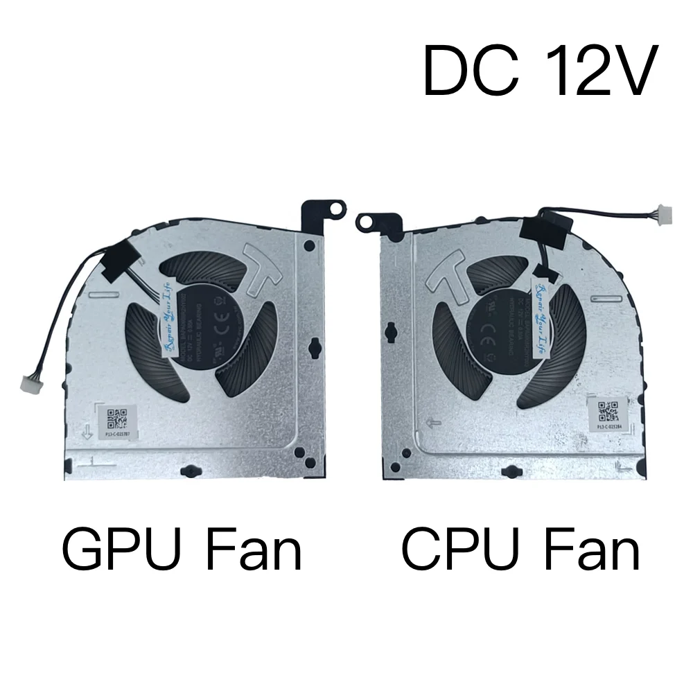 Ventilador de Refrigeração Portátil para Lenovo Cpu Gpu Cooler Radiator Loq 16irh8 82xw Loq 15irh8 82xv Geekpro G5000 Irh8 dc 5v 12v 0.5a Novo - Imagem 6