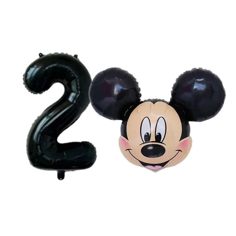 Mickey Minnie Mouse Balloon Happy Mickey Birthday Party Decorations Baby Shower Foil Balloons Cartoon Kids Toy Globos