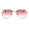 Fashion ALL IN Sunglasses Women Mirror Quay Shades Brand Designer Gradient Pilot Sunglasses Female Travelling Eyewear 5