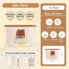 Cartoon Space Saving Storage Bag Transparent Thickened Packaging Bag Elephant Giraffe Zipper Bag Kindergarten 2