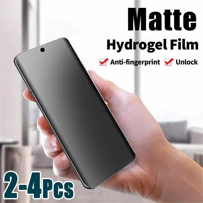 2-4pcs Matte Flexible Hydrogel Film for Motorola Edge 40 Neo 50 Pro Fusion Screen Protector Moto X50 Ultra G85 G54 Frosted Film