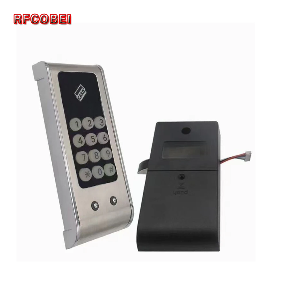 

Intelligent Password Cabinet Door Lock Security Alarm Wooden Stainless Steel Hotel File Drawer Locker EM card Door Lock