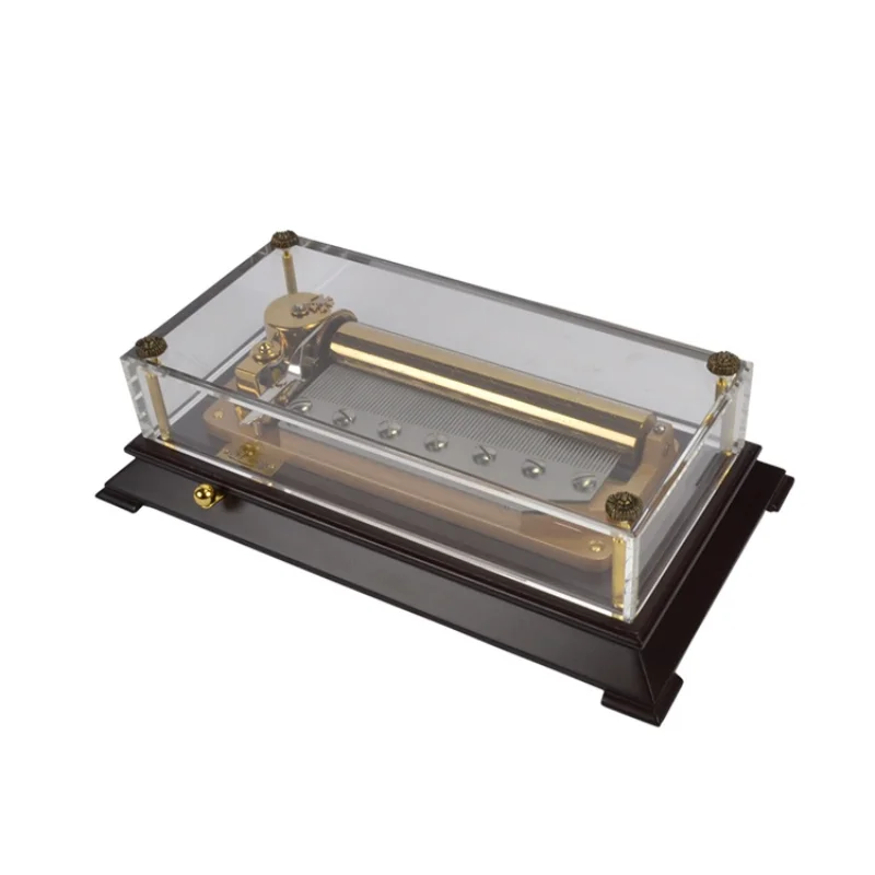 

Индивидуальная прозрачная Свадебная музыкальная шкатулка 78 note с вашим именем, логотипом и музыкой