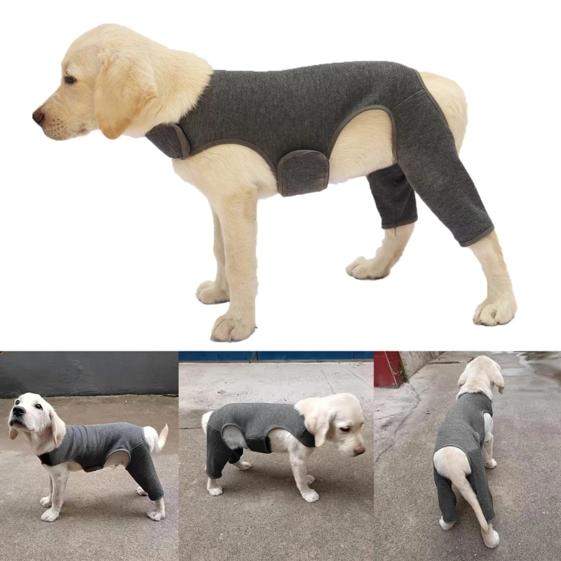Dog Rear Leg Sleeve Prevent Licking Warm and Protects Help Prevent Sprains Protective Dog Elbow Sleeve Brace