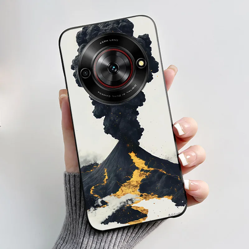 Luxury Dragon Design Soft TPU Phone Case – Elegant Black Cover