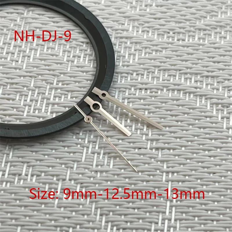 Watch Accessories Polished Silver No Lume Baton Style Needles Watch Pointer NH35 Hands Set Datejust Mod Replacemet Watch Accessories
