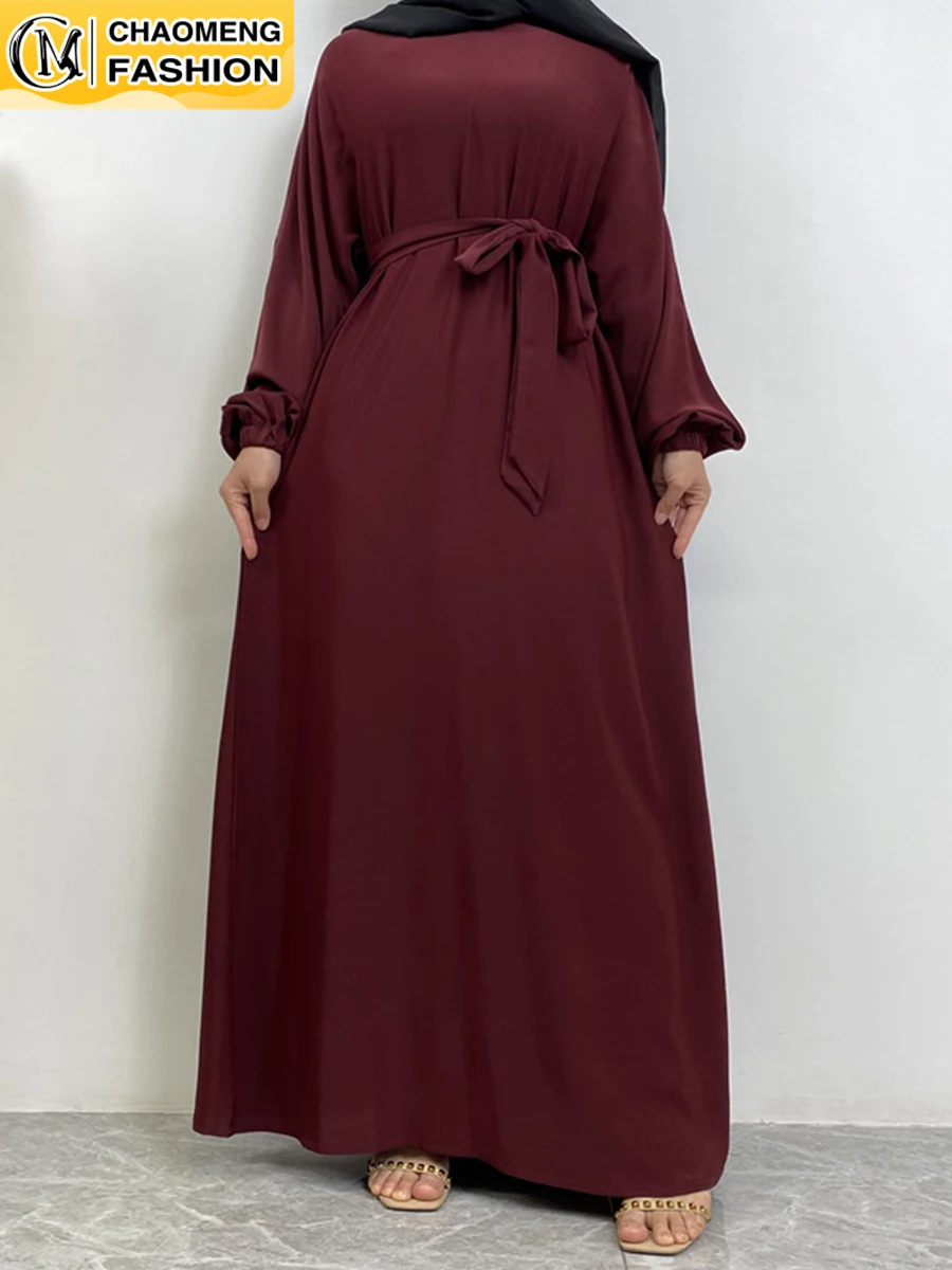 Robe Hijab pour Femme Musulmane, Vêtement Islamique Modeste, Ramadan, Caftan Marocain, Turquie, Abaya 1
