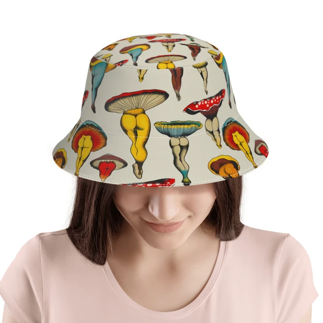 Mushroom Sexiest Dance Bucket Hat Outdoor Sunscreen Printed Sports Leisure  Fisherman Cap - AliExpress