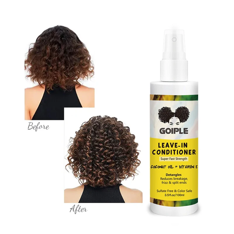 Leave In Spray for Repair Dry Damaged Eliminates Frizz Straightening