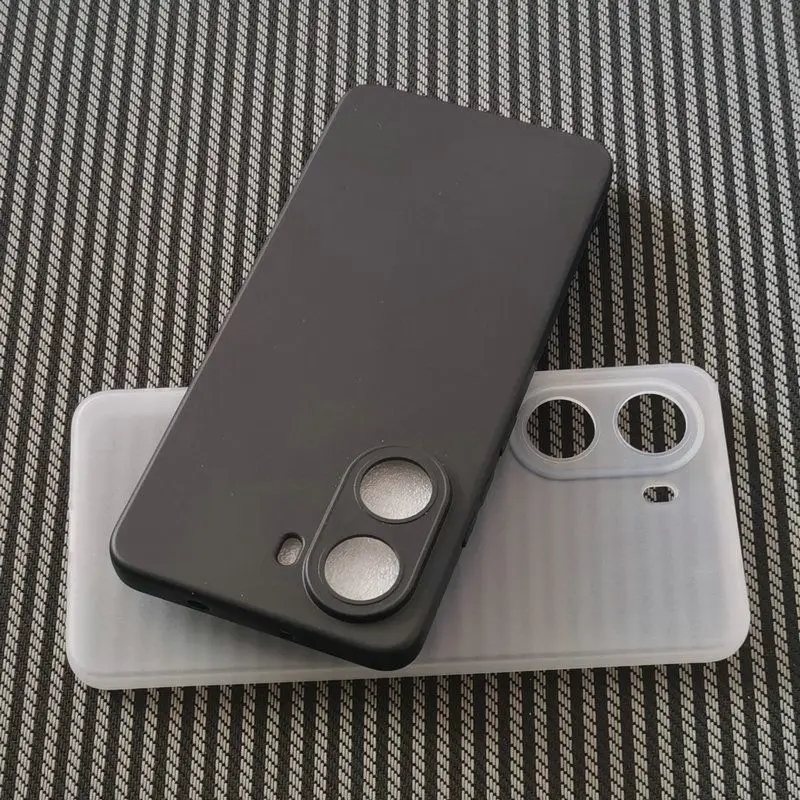 Enhanced Semi-Transparent TPU Anti-Fall Bumper Case