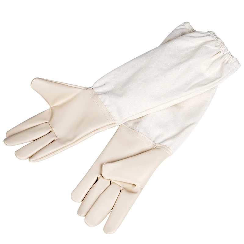 Beekeeper Prevent Beehive Tools Stab Resistant Gloves Beekeeper Gloves Protective Sleeves Professional Anti Bee for Apiculture