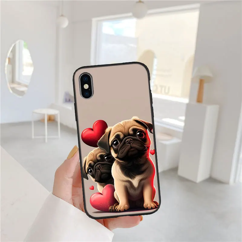 Pug Dog Design Phone Case - Durable and Stylish Protection