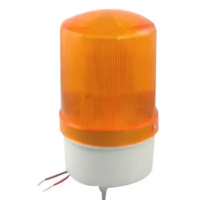 

DC 24V Industrial Yellow LED Rotating Warning Light Lamp with Wire