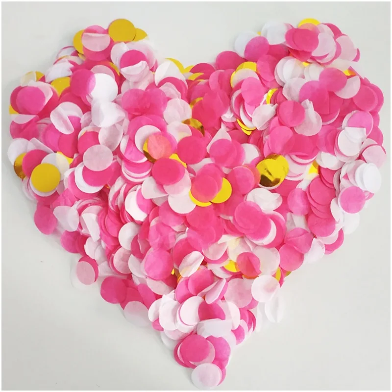 20g/bag Stuffed Confetti Pink Decoration First Birthday Confetti for Ball Baby Birthday Decorations Baby Shower Favors Supplies