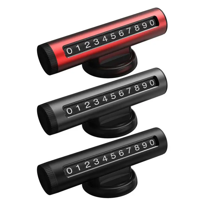 

Temporary Car Parking Card Phone Number Card Plate Telephone Number Car Park Stop In Car styling Automobile Accessories