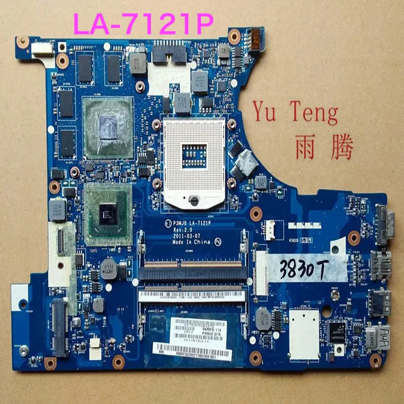 

Подходит для материнской платы ноутбука Acer 3830, 3830T, 3830TG, P3MJ0, системная плата на 100% протестирована, ОК, Полная работа