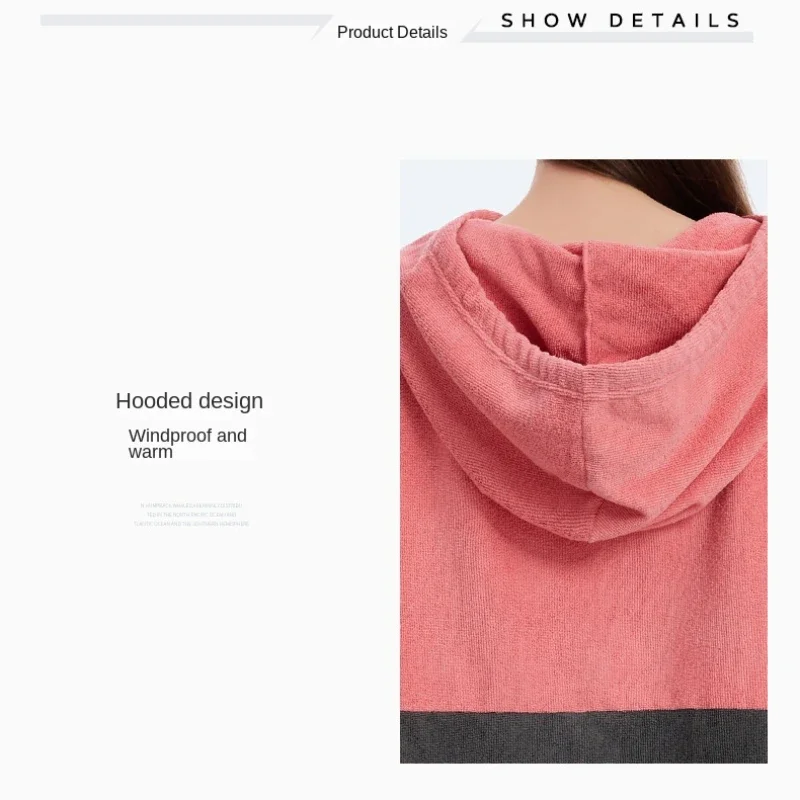 Microfiber Quick-dry Poncho Beach Holiday Swimming Soft Warm Water Absorbing Fast Drying Cape