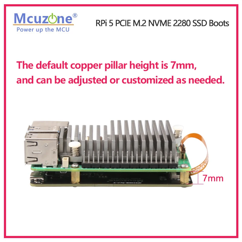 MPS2280B   5 PCIE M.2 NVME SSD ,  2280, 2242/2230