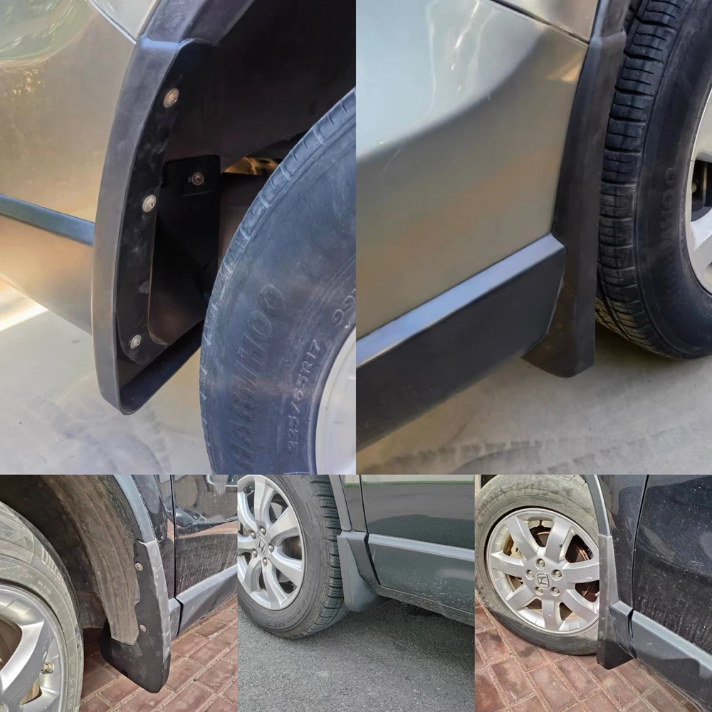 ALLTIMES 4PCS Mud Flaps Splash Guards For Honda CRV GAS Version 2023 Black Pp Plastic Mudguard - View #2