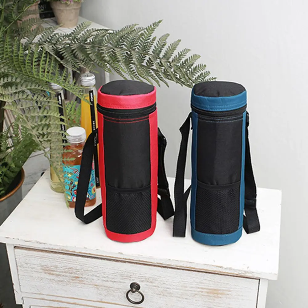 

Cooler Insulated Camping Hiking Water Bottle Pouch Outdoor Traveling Tote Bag High Capacity